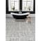 FloorPops Reo Charcoal Peel & Stick Floor Tiles